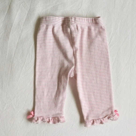 mixed brands 3-pack ruffle leggings bundle 3 months baby girl - Picture 5 of 12